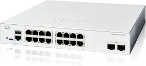 [最新產品] Cisco Catalyst 1200 16-Port Gigabit Ethernet   2xSFP Smart Managed Switch (C1200-16T-2G-UK/NE-1216T2G)