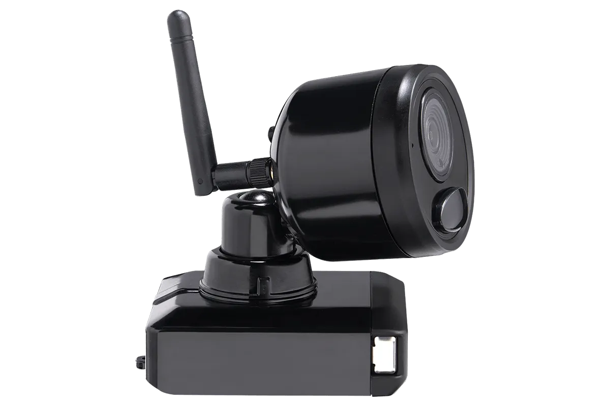 1080p Outdoor Wireless Camera System, 2 Rechargeable Wire Free Battery Powered Black Cameras, 75ft Night Vision, 1TB Hard drive, No Monthly Fees