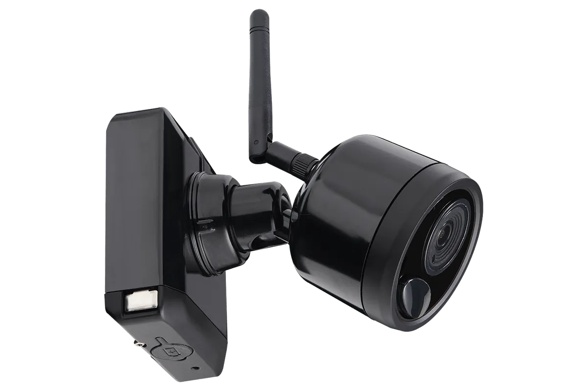 1080p Outdoor Wireless Camera System, 6 Rechargeable Wire Free Battery Powered Black Cameras, 95ft Night Vision, 1TB Hard drive, No Monthly Fees