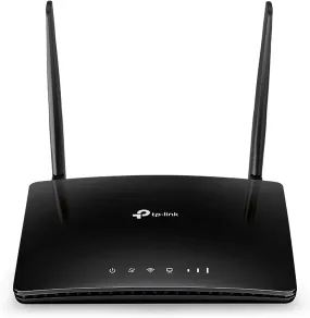 1500 mAh AC750 Wireless Dual Band 4G LTE Advanced Router - Archer MR200 Black