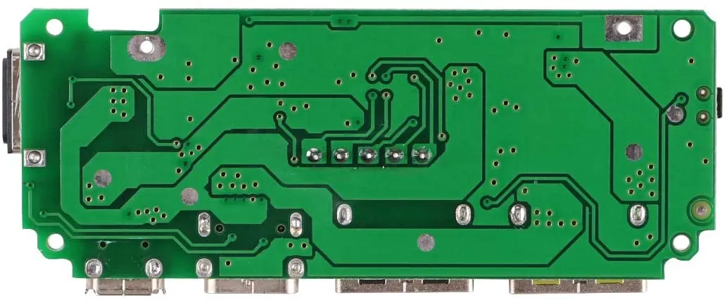 18650 5V 2.4A Dual USB   Type-C   Micro   Lightning/Apple USB Power Bank With LED Display 18650 Charger Board