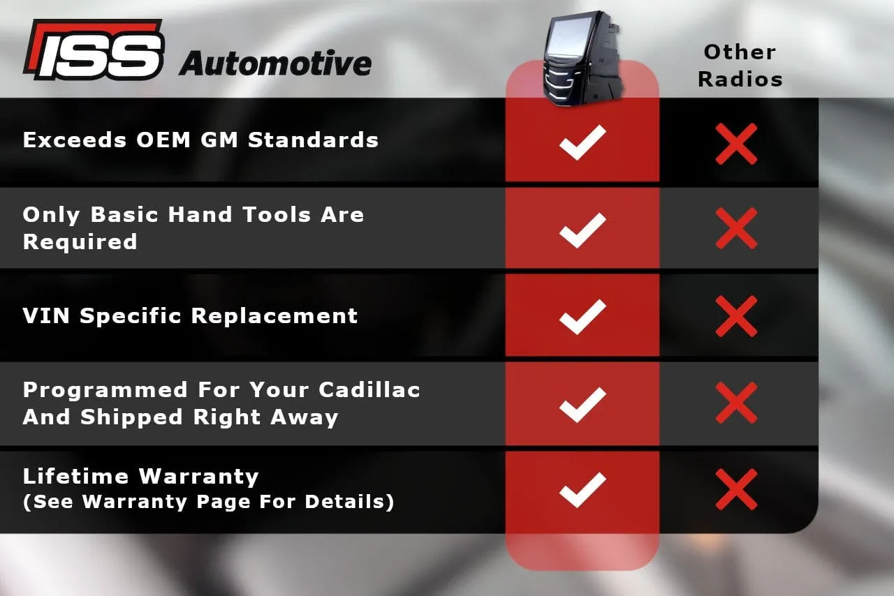 2013 Cadillac CTS Radio Replacement