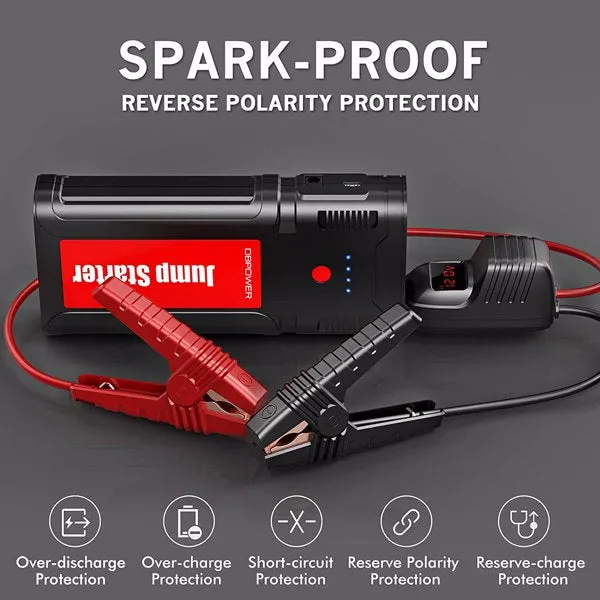 2500A 21800mAh Portable Car Jump Starter Auto Battery Booster Pack