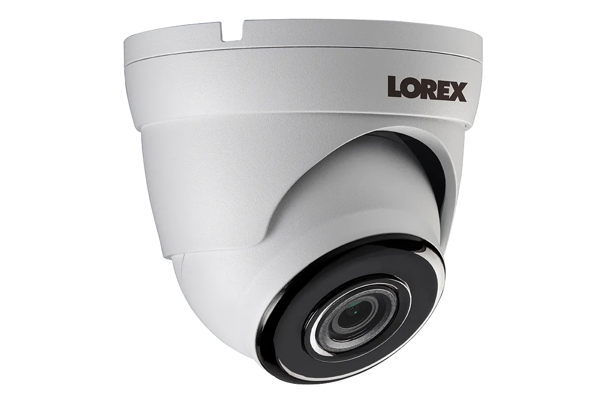 2K Super HD IP NVR security camera system with eight 2K (5MP) IP dome cameras with audio and color night vision