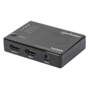 4K Compact 4-Port HDMI Splitter