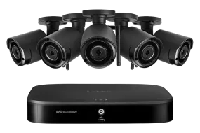 8-Channel System with 5 Wireless Security Cameras