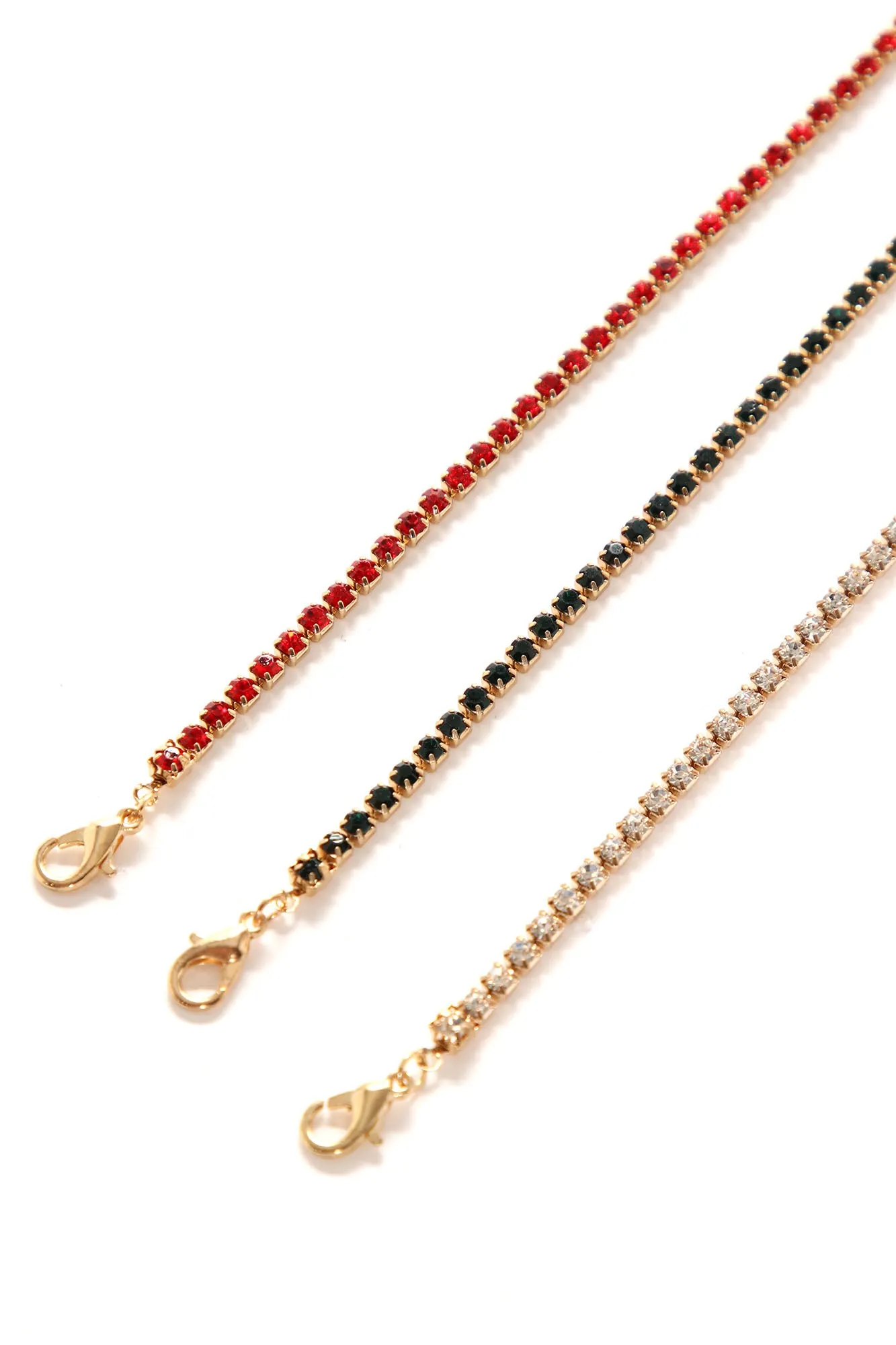 A Flirty Thrill Bracelet Trio - Multi Color