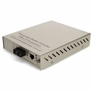 AddOn 10/100/1000Base-TX(RJ-45) to 1000Base-LX(SC) SMF 1310nm 20km Managed Media Converter