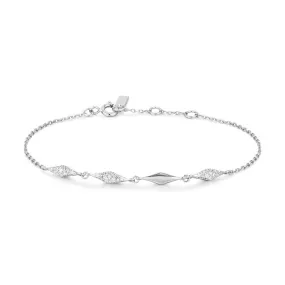 Ania Haie Silver Multi Sparkle Bracelet