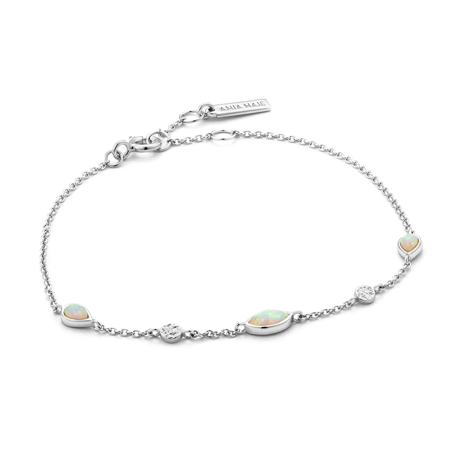 Ania Haie Sterling Silver Opal Colour Bracelet