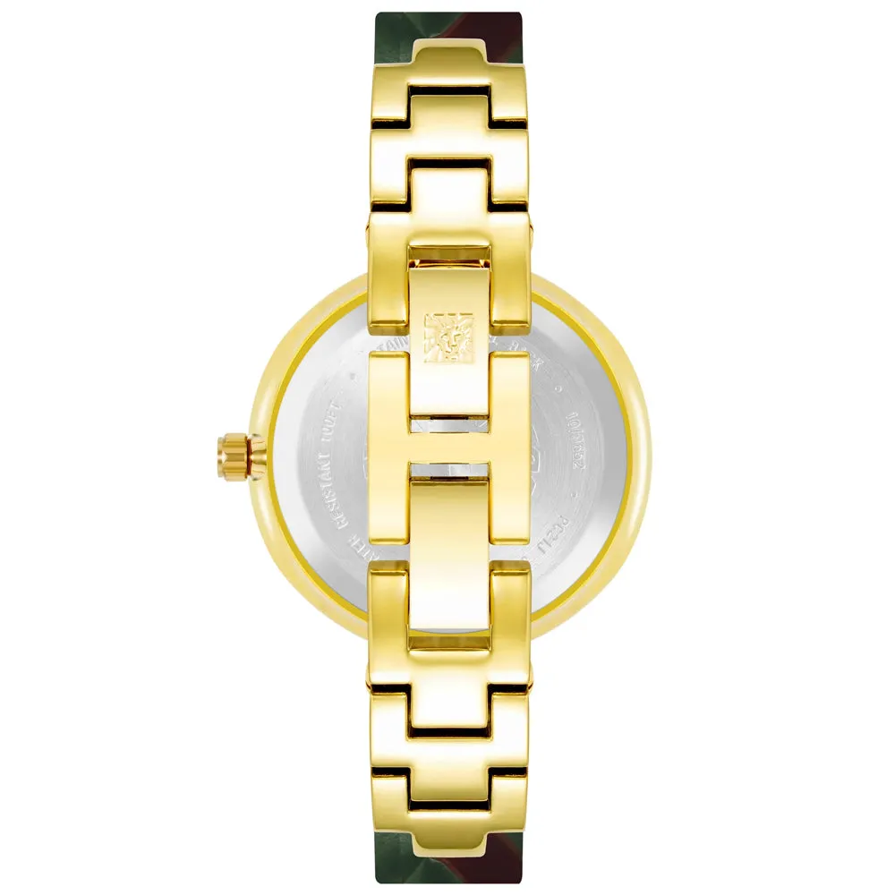 Anne Klein Resin Band Ladies Watch 10/9652GMGN