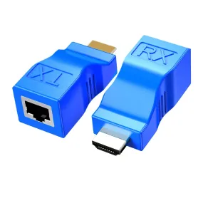 APlus AB-55E HDMI Extender By Lan 30m CAT5E/6