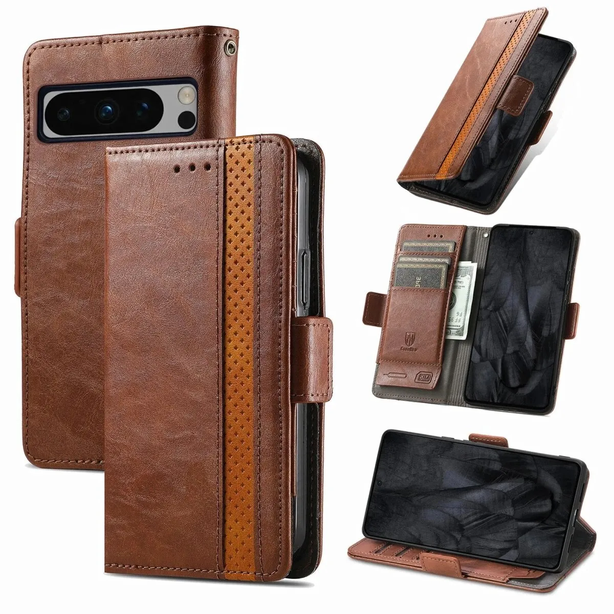 Aureus Leather Case With Side Buckle For Google Pixel 8 Series