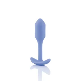 b-Vibe Snug Plug 1 Weighted Silicone Butt Plug Violet