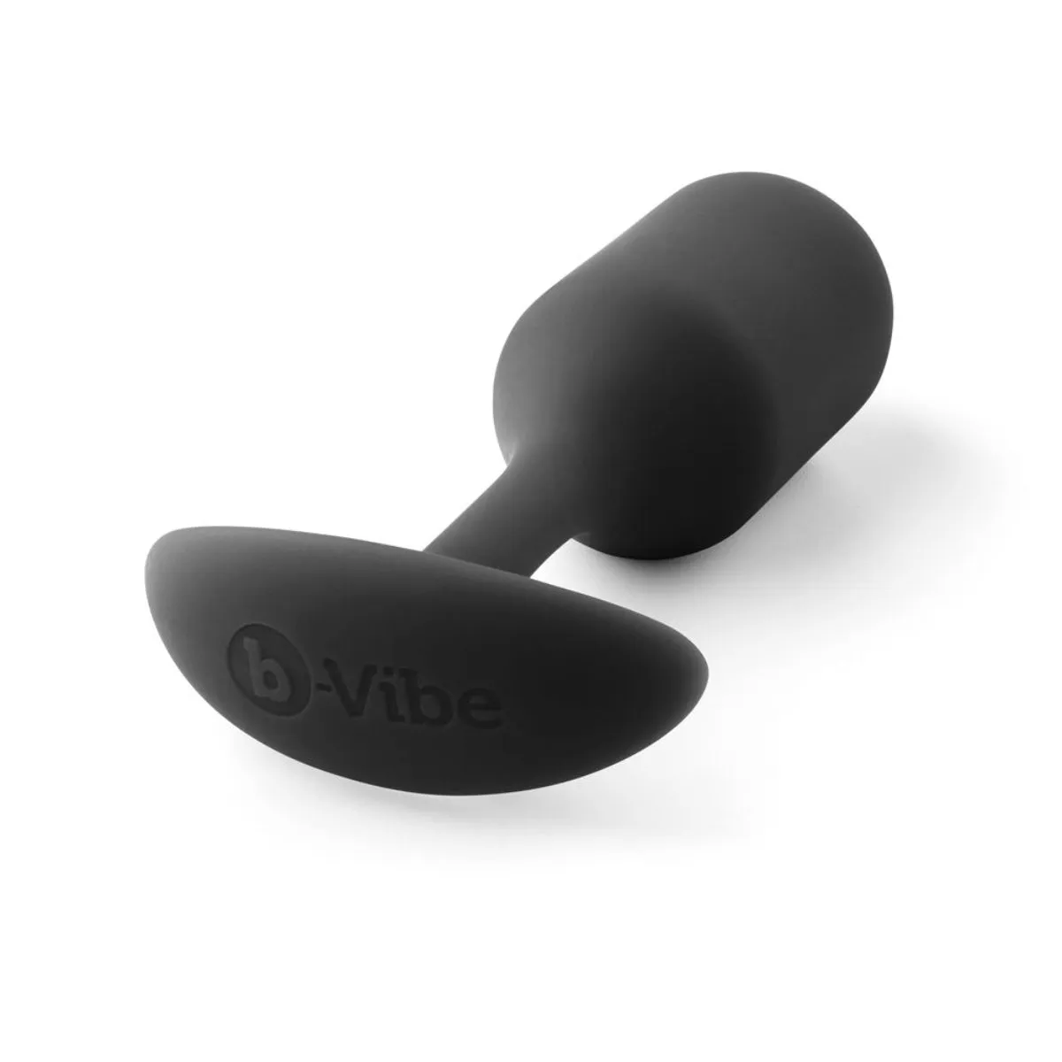 b-Vibe Snug Plug 2 Weighted Silicone Butt Plug Black