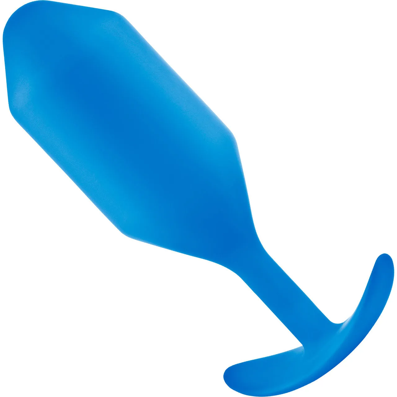 b-Vibe Snug Plug 5 XXL Silicone Weighted Butt Plug - Blue