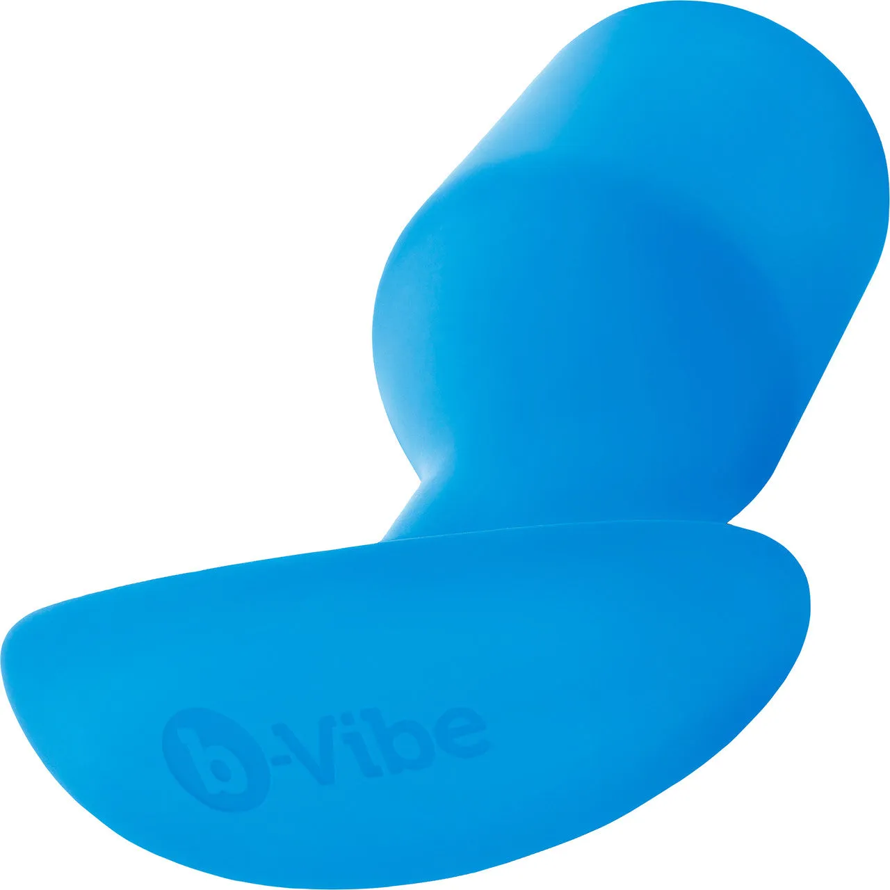 b-Vibe Snug Plug 5 XXL Silicone Weighted Butt Plug - Blue