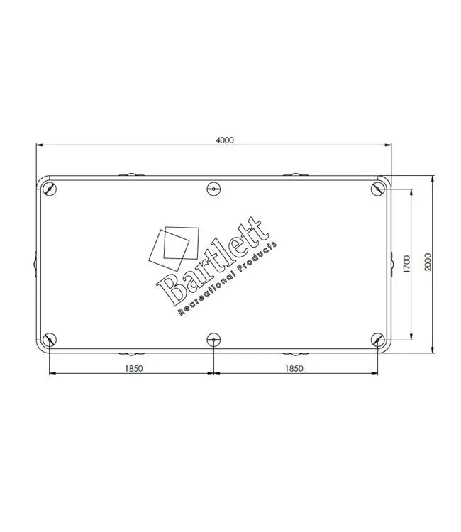 Bartlett Pontoon Deck 4Mx2M