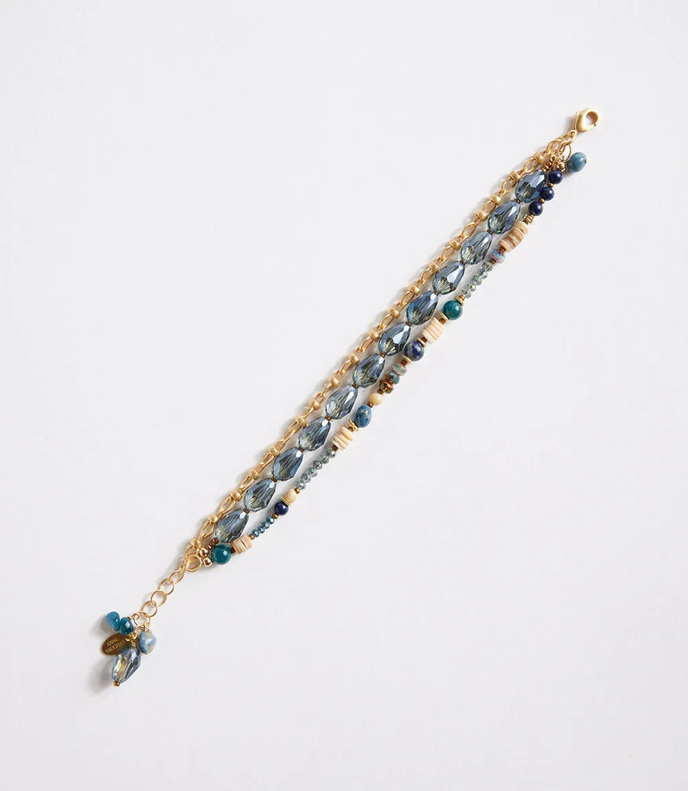 Beaded Multistrand Bracelet