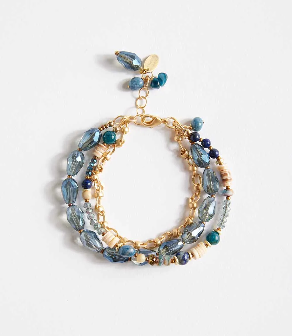 Beaded Multistrand Bracelet