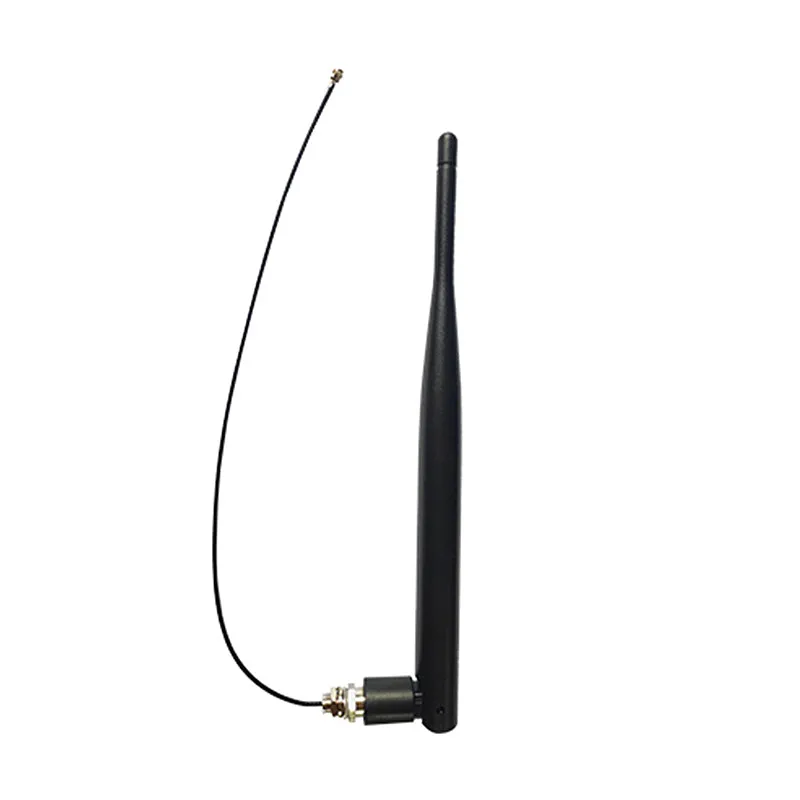 Bendable Rubber Rod Antenna CDEBYTE 230/470/868/915MHz IPEX-1 3dBi Wide Frequency Band Small VSWR 90°Foldable Antenna TX230-JKS-IPX20