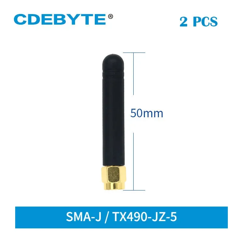 CDEBYTE 490MHz 2.0dBi SMA-J Glue Rod Antenna Omni Omnidirectional Exterial Aerial TX490-JZ-5