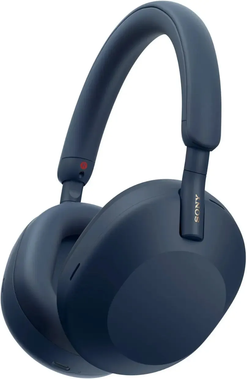 Certified Refurbished - Sony WH-1000XM5/L Wireless Industry Leading Noise Canceling Bluetooth Headphones - Midnight Blue