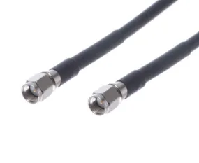 Coax Patch Cable, MIG-195: Low Loss RF (1' to 100') with SMA-Male Connectors