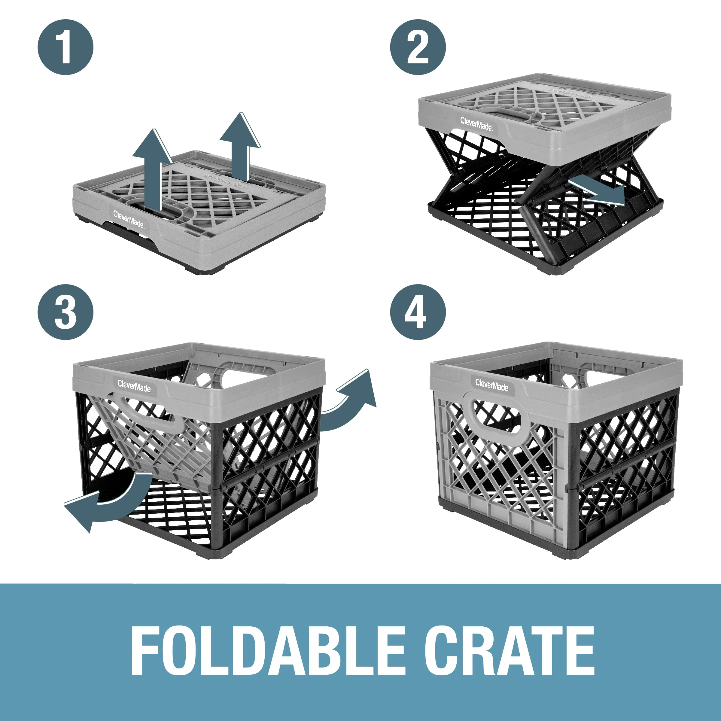 Collapsible Milk Crate