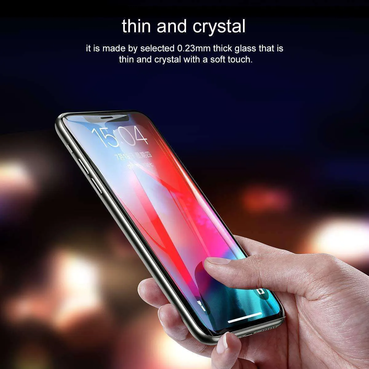 Curved Tempered Glass Screen Protector for iPhone XS Max