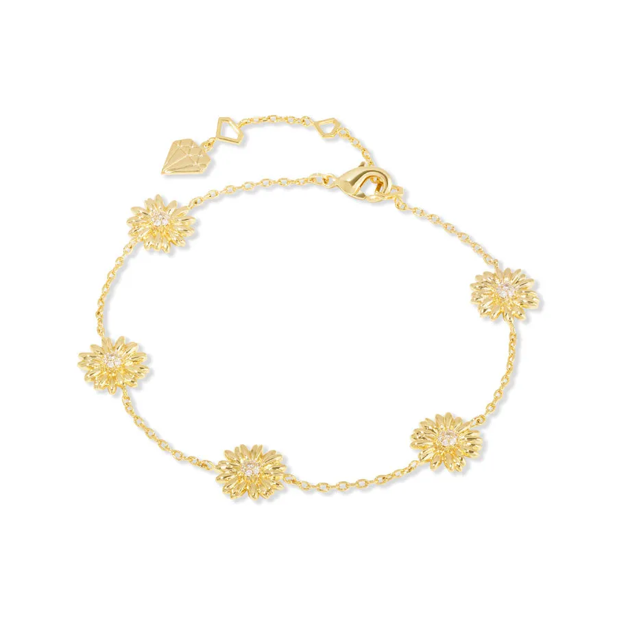 Daisy Multi Gold Bracelet