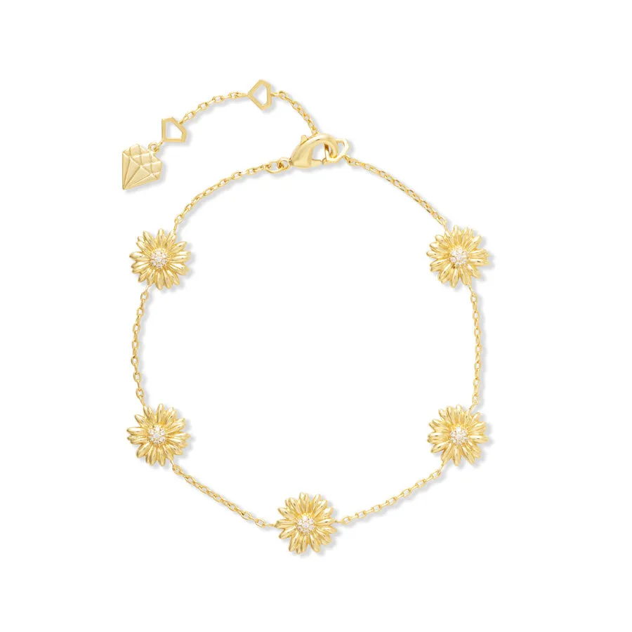 Daisy Multi Gold Bracelet