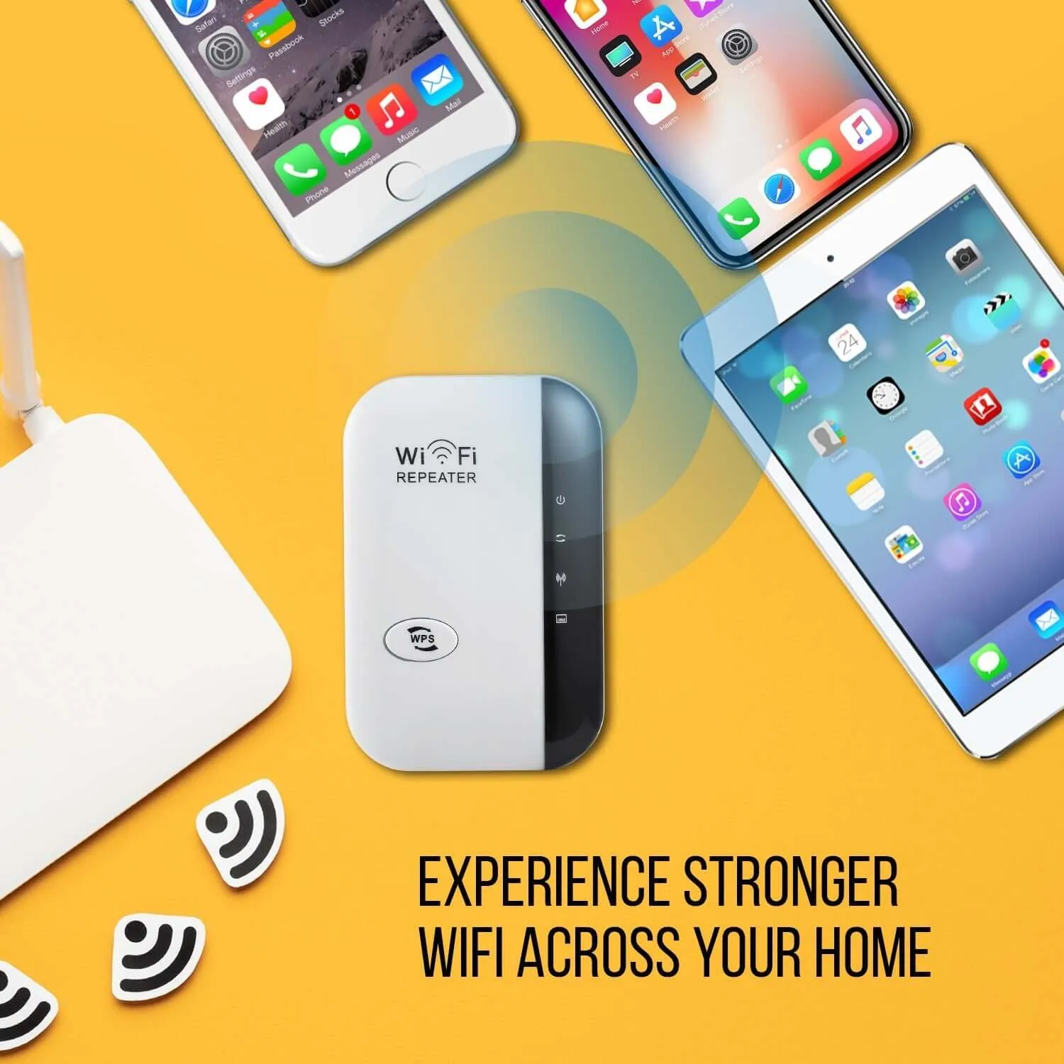 Dartwood Wi-Fi Extender & Booster | Coverage up to 1000 sq.ft | Up to 10 Devices