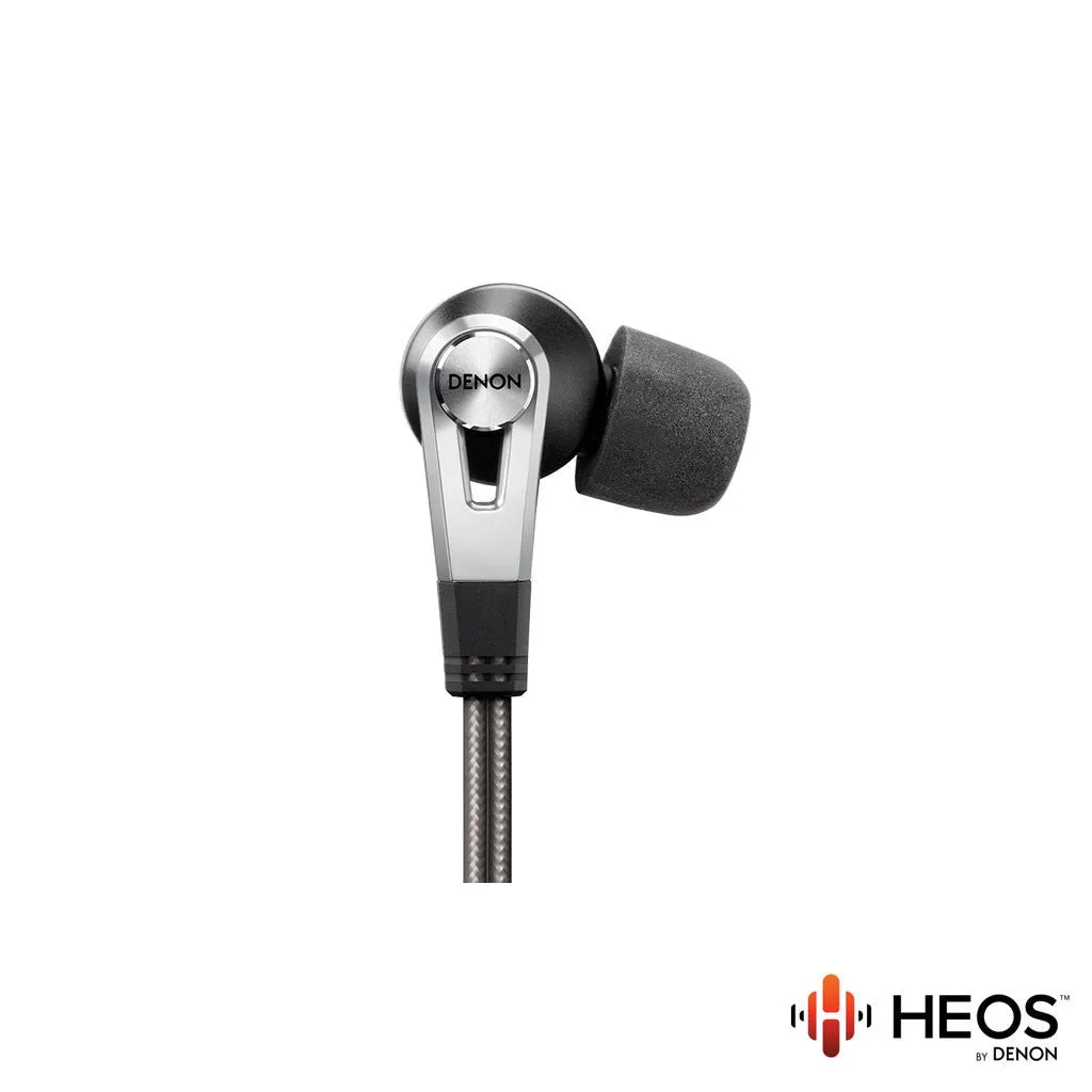 Denon HEOS AH-C820 In Ear Headphone Dual 11.5MM Die Cast Alluminum