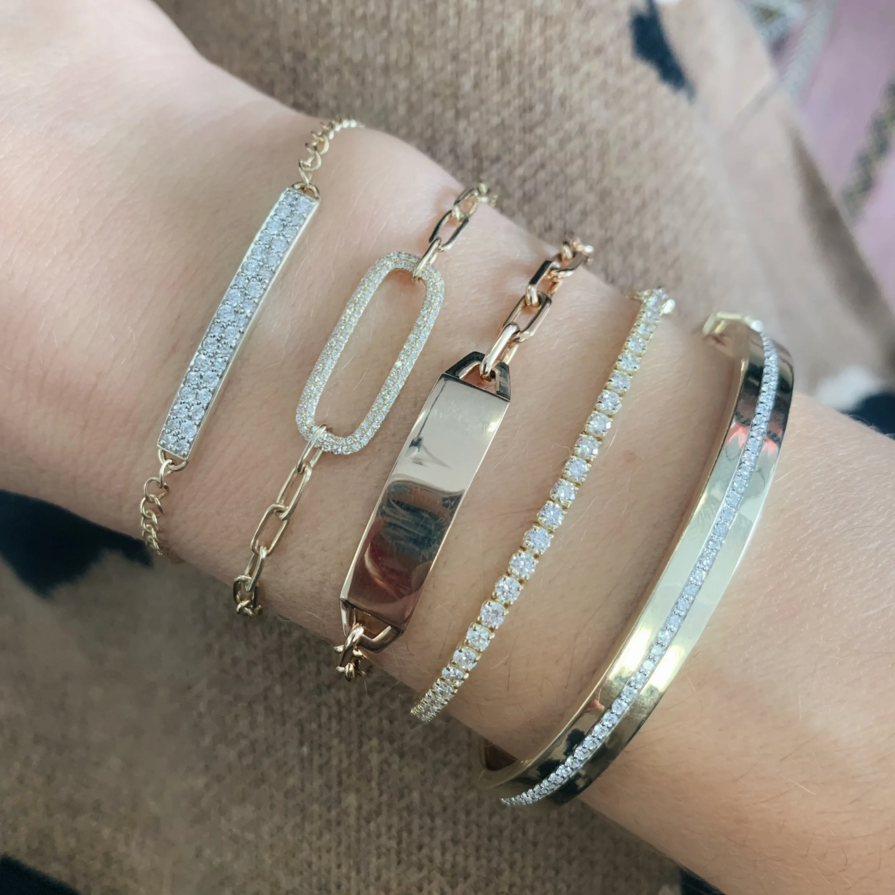 Diamond ID Bracelet