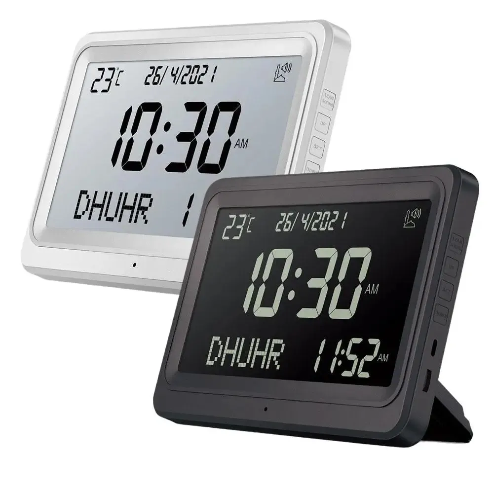 Digital Azaan Clock-White(SA2405-226)