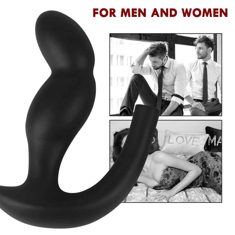 Double Layer Inflated Super Big Anal Dilator Prostate Massage Extender Pump Dildo Butt Plug