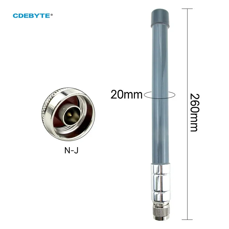 EBYTE TX915-BLG-26 915MHz Fiberglass Antenna High Gain 3dBi Omnidirectional Antenna N Male Connetctor Waterproof LoRa LoRaWan Antenna