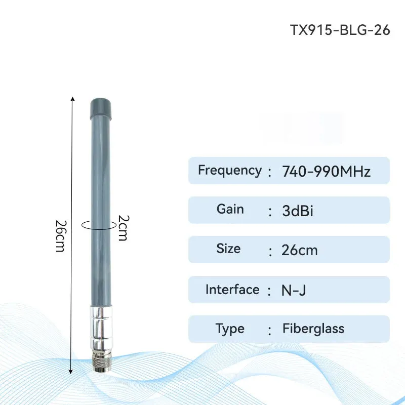 EBYTE TX915-JKD-20 915MHz Rubber Antenna Series Sucker Antenna Foldable SMA-J Interface Cabinet Antenna TPEE Material for Modem