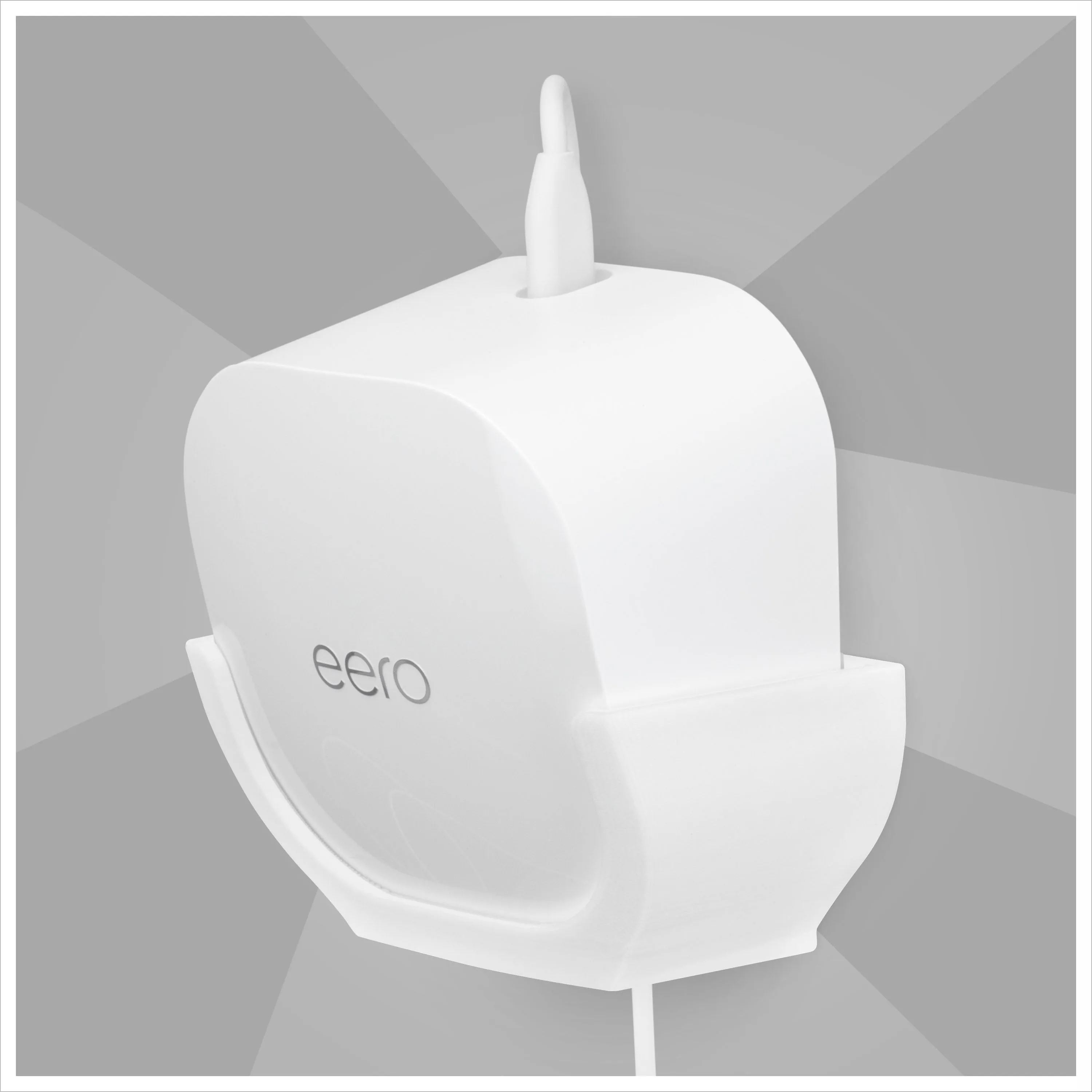 Eero 6 Mesh Wall Mount Adhesive Holder - Easy To Install, No Screws or Mess (NOT Compatible with Eero Pro 6 / Beacon)