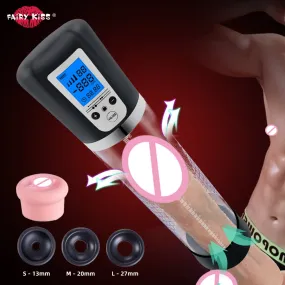 Electric Penis Pump USB Rechargeable Automatic Penis Enlargement Vacuum Pump Erection Penis Extender Male Enlarger Sex Toy