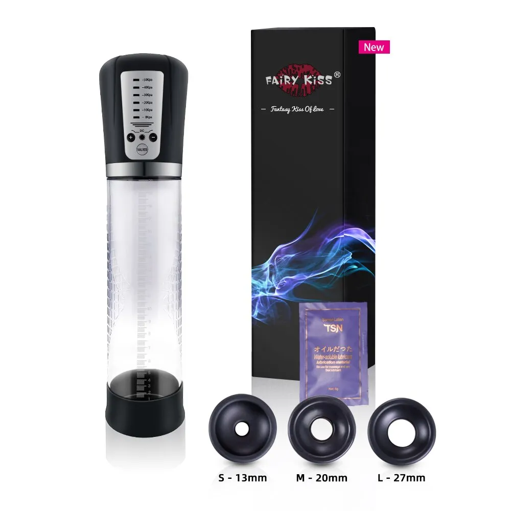 Electric Penis Pump USB Rechargeable Automatic Penis Enlargement Vacuum Pump Erection Penis Extender Male Enlarger Sex Toy