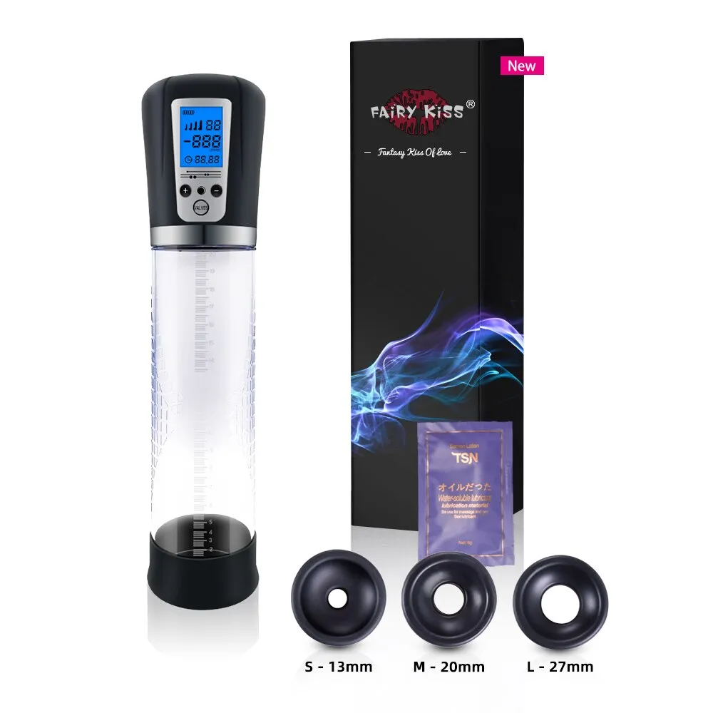 Electric Penis Pump USB Rechargeable Automatic Penis Enlargement Vacuum Pump Erection Penis Extender Male Enlarger Sex Toy