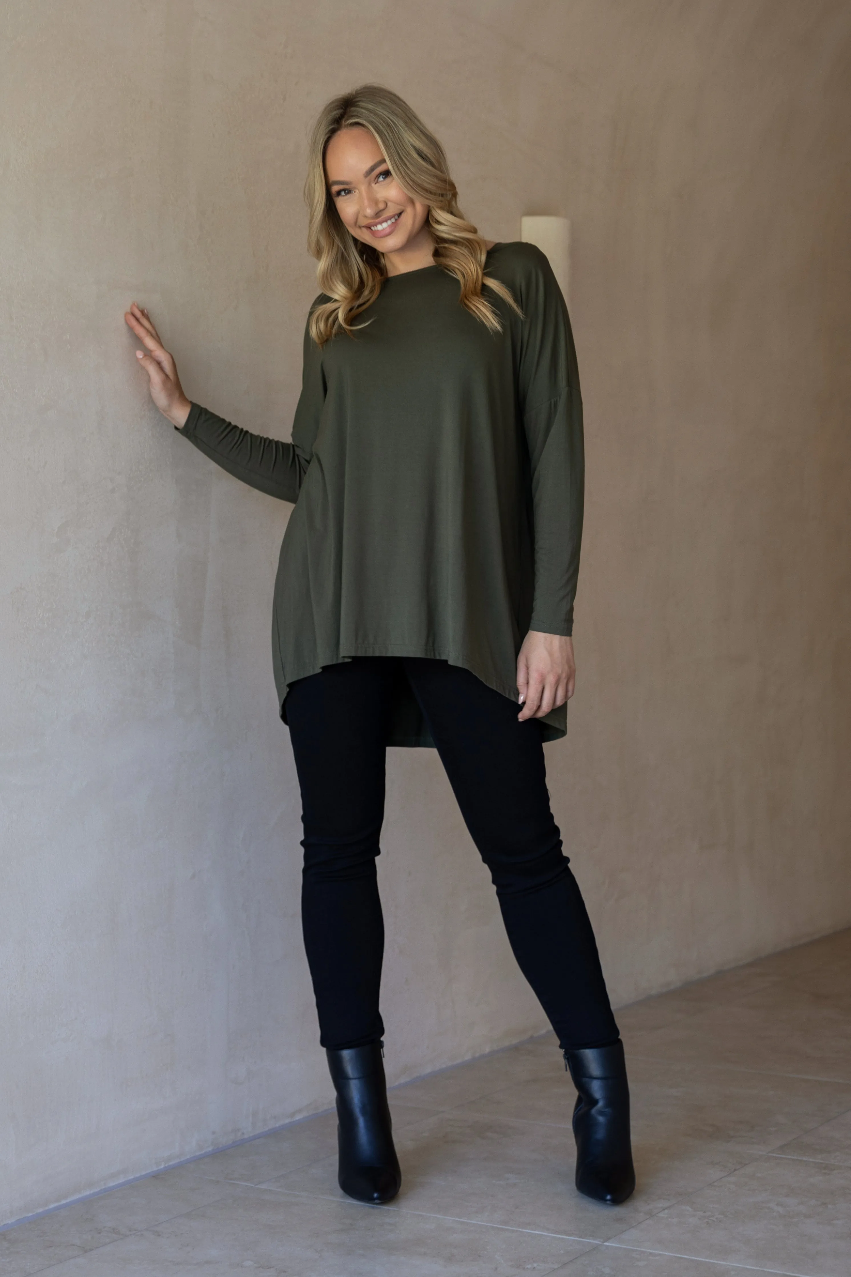 FINAL SALE Pippa Top in Pine