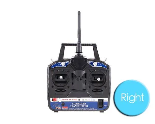 FLYSKY 2.4GHz 6CH System FS-CT6B Transmitter   FS-R6B Receiver - Right