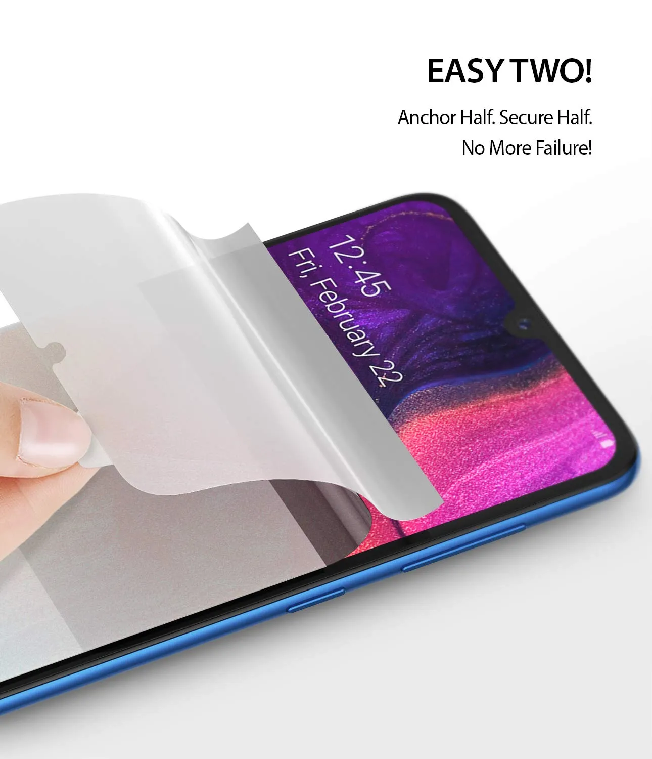 Galaxy A20 / A30 / A50 Screen Protector Film | DUAL EASY FILM - 2 Pack