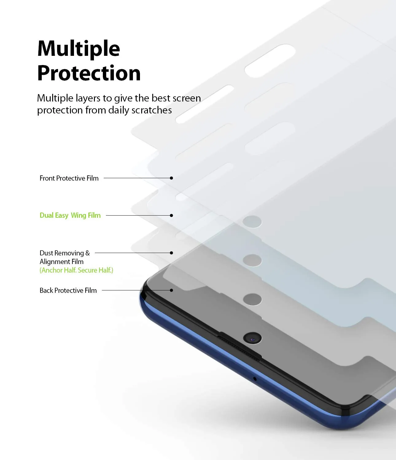 Galaxy M51 Screen Protector Film | DUAL EASY WING - 2 Pack