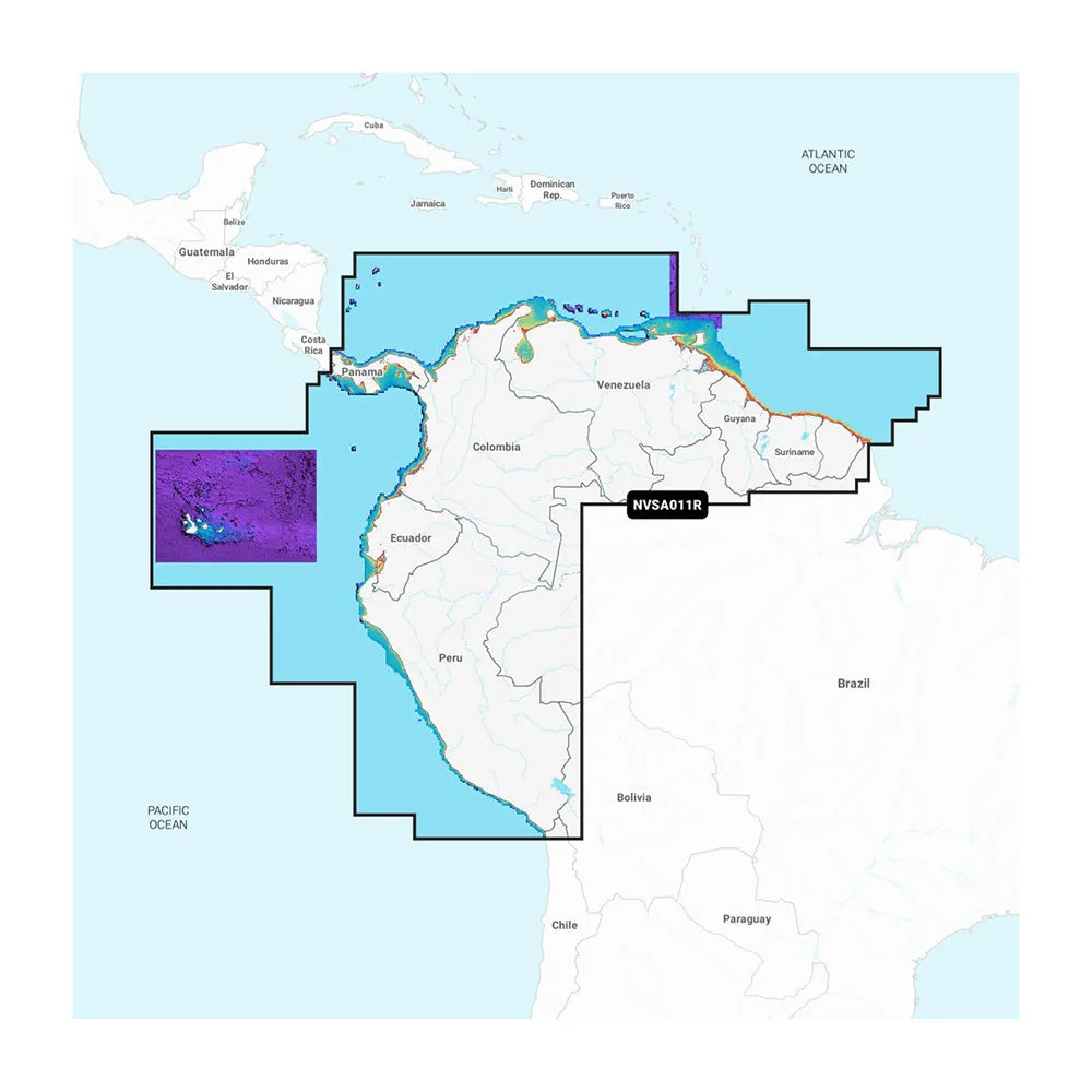 Garmin Navionics Vision  NVSA011R South America (North) [010-C1452-00]