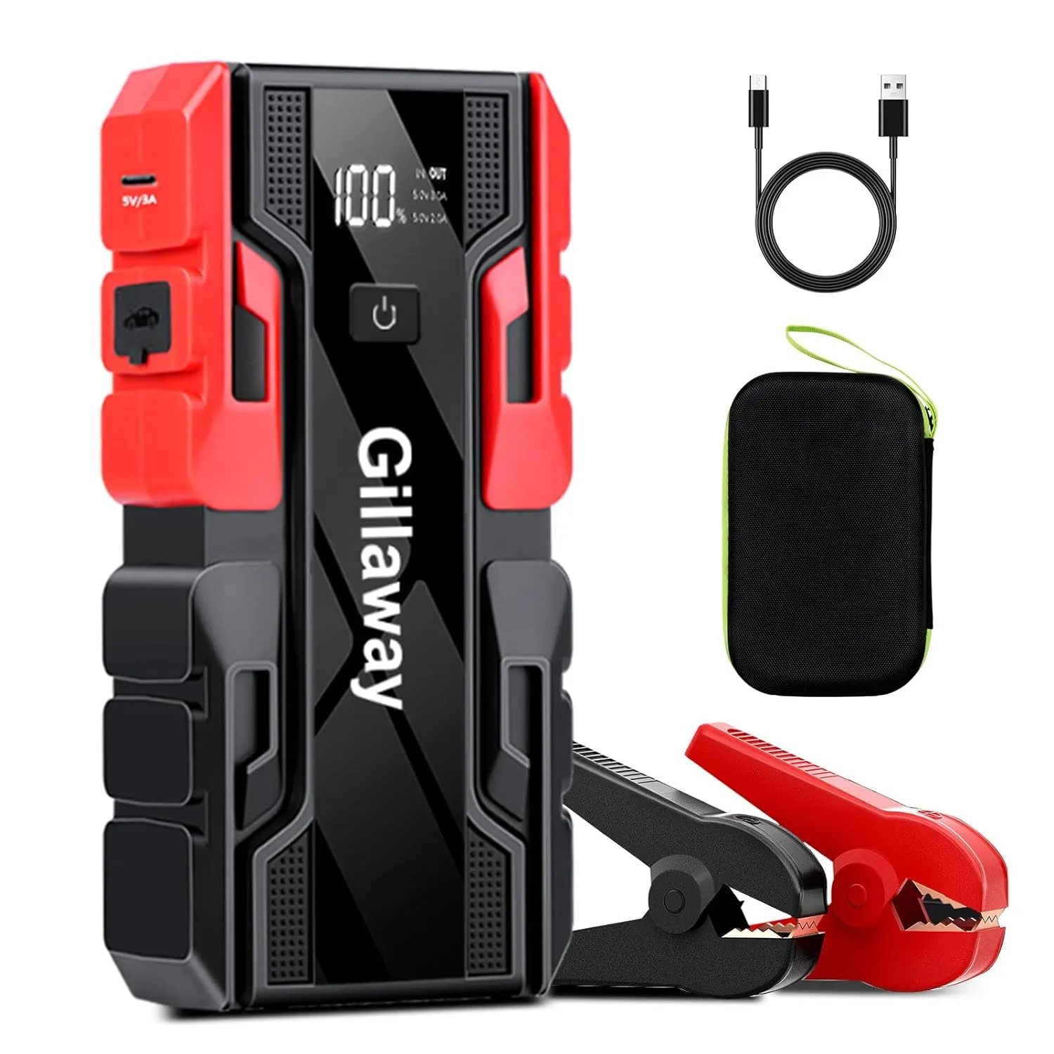 Gillaway 001B Car Jump Starter: The Ultimate Vehicle Companion.