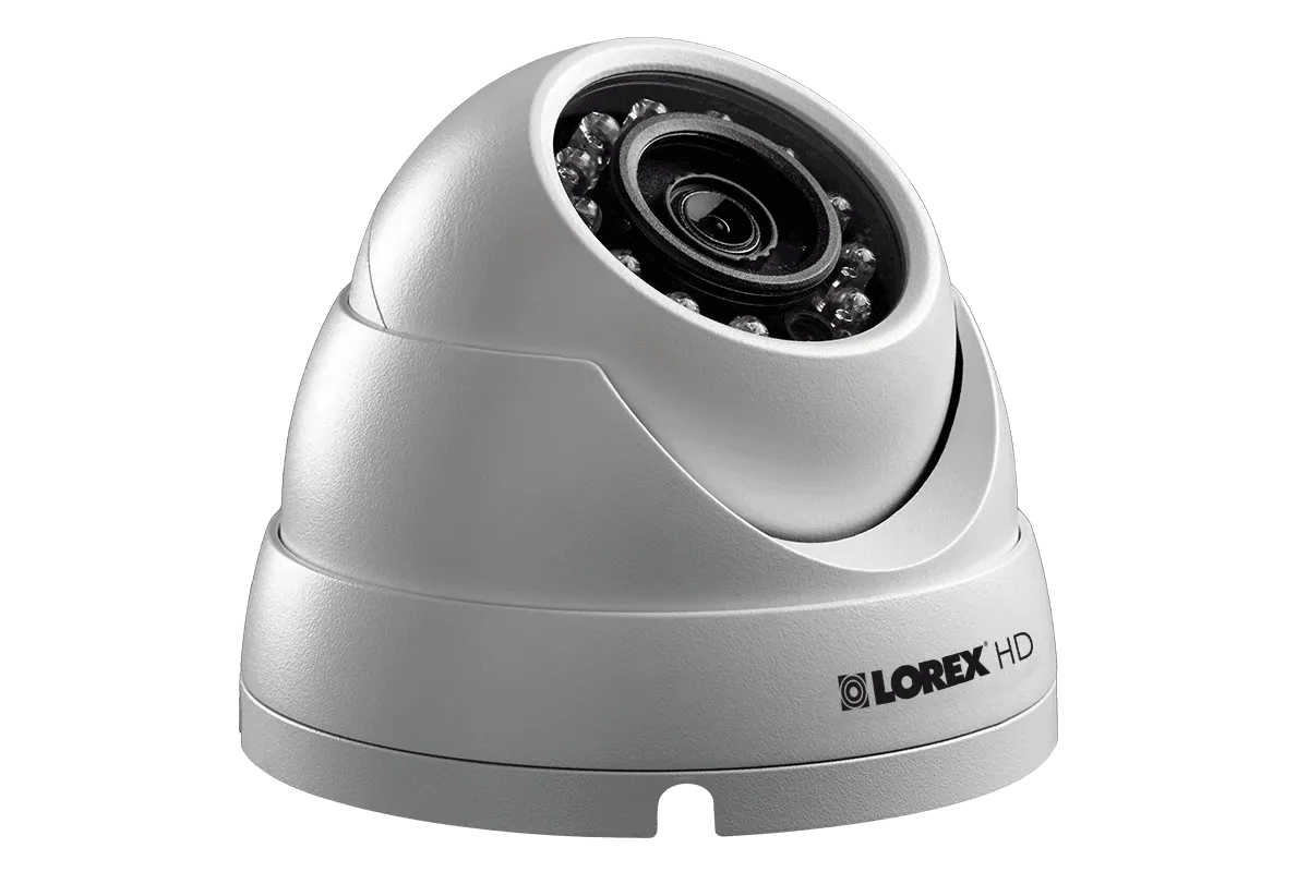 HD 1080p Home Security System with 6 Dome Cameras (4 with Varifocal Zoom Lenses)